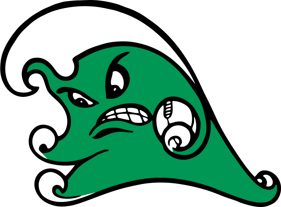 Tulane Green Wave 1964-1986 Secondary Logo diy iron on heat transfer